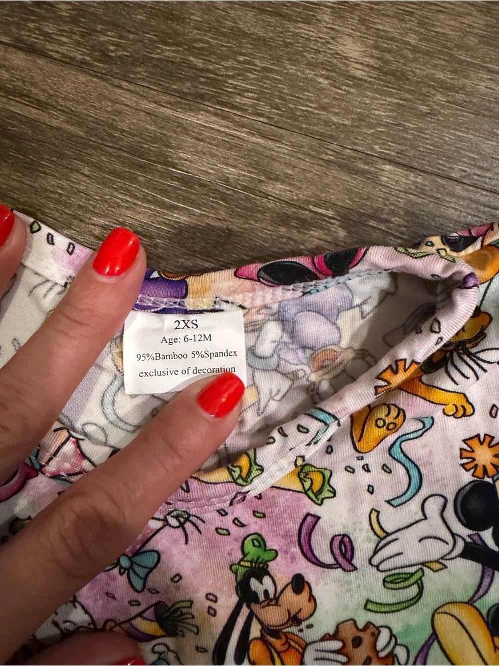 Mickey & Friends Party Ruffle PJs One-Piece - Picture 5 of 6